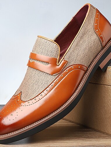  男性用 ローファー＆スリップアドオン ペニーローファー クラシックローファー PUレザー 布 快適 すべり止め ローファー ブラック 褐色 秋