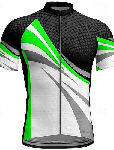  Per uomo Maglia da Ciclismo Manica Corta Bicicletta Maglietta Maglia con 3 tasche posteriori Mountain Bike MTB Traspirante Asciugatura Rapida Design Anatomico Assorbente Giallo Rosso Blu Gli sport