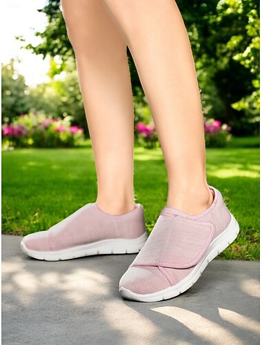  orthopedische wandelschoenen voor dames – lichtgewicht verstelbare instappers voor senioren en verpleegkundigen
