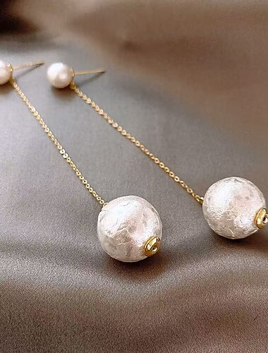 Damen Tropfen-Ohrringe Klassisch Gesegnet Ohrringe Schmuck Gold Für Hochzeit Arbeit Geschenk Verlobung Festival