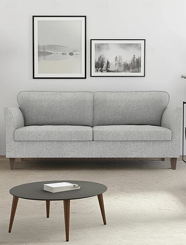  Capa de sofa Côr Sólida Acolchoado Poliéster Capas de Sofa