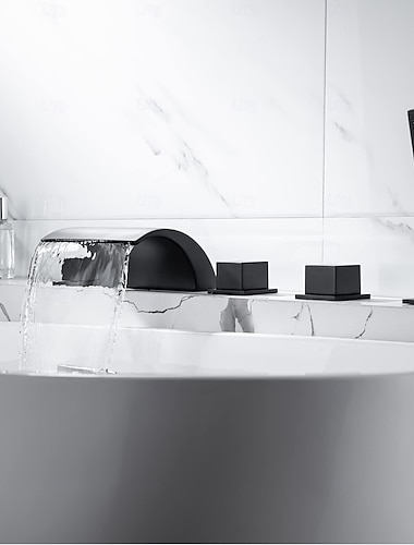  Badewannenarmatur - Moderne zeitgenössische Lackierte Oberflächen Römische Badewanne Messingventil Bath Shower Mixer Taps