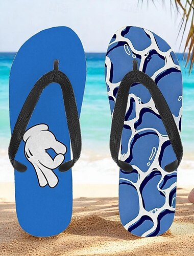  flip flops med tryckta havssköldpaddor för män – strandinspirerad och bekväm stil för strandutflykter, surfing och tropiska semestrar