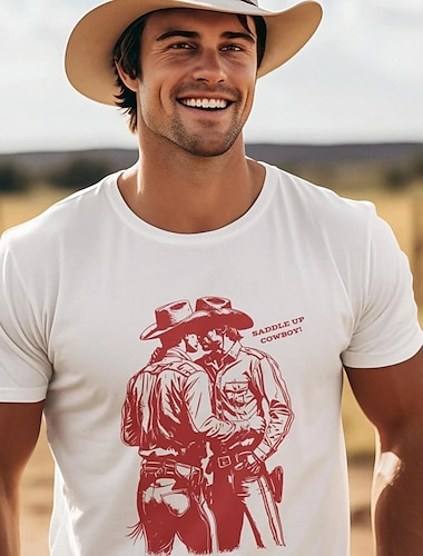  Camiseta LGBTQ de vaquero de Brokeback Mountain con arcoíris, camisetas del orgullo, gráfico del orgullo para parejas, hombres, mujeres, adultos, mascarada, estampado en caliente, desfile del orgullo,