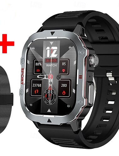  696 C30PRO Okos óra 2.19 hüvelyk Intelligens Watch Bluetooth Lépésszámláló Hívás emlékeztető Alvás nyomkövető Kompatibilis valamivel Android iOS Férfi Kéz nélküli hívások Üzenet emlékeztető IP 67 49