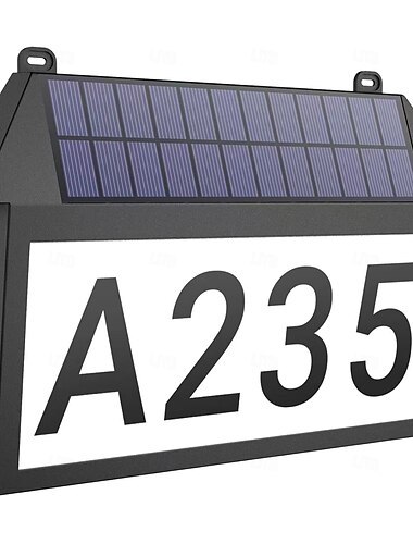  1 ks venkovní solární adresní světla dveřní lampa nástěnná lampa závěsné vchodové zahradní osvětlení IP65 vodotěsné