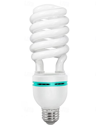  45 W CFL Spiral-Kompaktleuchtstofflampe, entspricht 200 Watt, 5500 K, reines Weißabgleich, Tageslicht, für Fotografie, Videostudiobeleuchtung, 1 Stück
