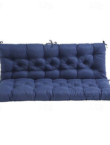  Porch Swing Cushions, Patio Cushions 2-3 Seater Waterproof Swing Chair Cushions for Outdoor Furniture, Thicken 4in Outdoor Swing Cushions, for Outdoor Patio Garden