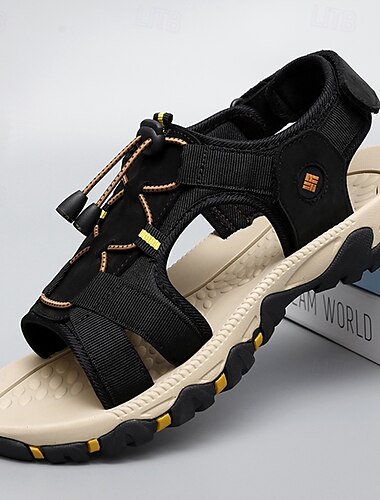  Herren Outdoor-Wandersandalen mit verstellbaren Riemen und robuster Sohle – strapazierfähiges Schuhwerk für Outdoor-Abenteuer und Wanderungen