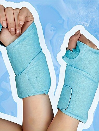  Pack de glace en gel pour poignet, packs froids réutilisables, compresse chaude et froide pour la maison, le sport et les activités de plein air.