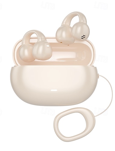  M55 fones de ouvido verdadeiramente sem fio fones TWS com clipe de orelha Bluetooth 5.3 com caixa de carregamento longa duração da bateria para fitness