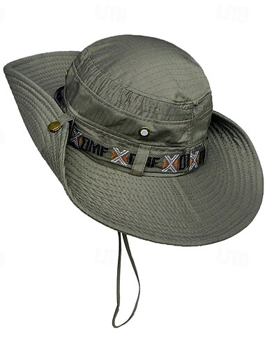  Vintage Cowboy Hat Adjustable Vintage Cowboy Hat - Men's Outdoor Fishing Hiking & Beach Ready - Breathable Mesh Large Wide Brim Anti UV Sun Protection - Assorted Colors