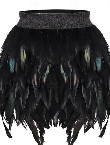  Drag Queen Halloween Federrock Stolz Regenbogen Sexy Kostüm Erwachsene Damen Unisex Halloween Karneval Pride Parade Pride-Monat Einfache Halloween-Kostüme Verkleiden