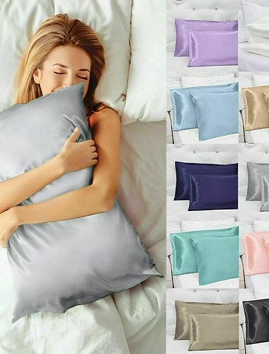  Satin Imitatie Zijde Kussenslopen