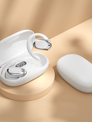  M57 Freisprech-Headset fürs Autofahren, Ohrbügel, Bluetooth 5.3, Sport-Stereo-Surround-Sound für Fitness-Studio-Workout-Mobiltelefon