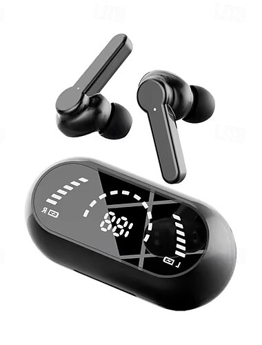  X65 Bluetooth 5.3 Freisprechkopfhörer Ohrhaken Stereo ENC Geräuschunterdrückung für Fitness  Handys