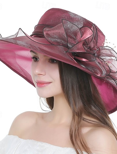  kentucky 2025 derby lue for kvinner dame organza fascinator påske teselskap brudekirke søndag solhatt