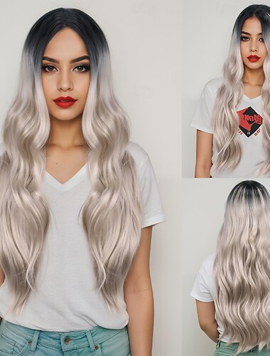  Synthetische Perücken Bodywave Sprungvolle Locken Bob Stufenschnitt Maschinell hergestellt Perücke 28 Zoll A1 Synthetische Haare Damen Elastisch Klassisch Bequem Mehrfarbig
