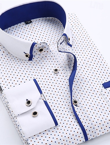  Hombre Camisa Camisa de verano Camisa casual Camisa de playa Abotonar la camisa Negro Blanco Burdeos Azul Marino Negro+Gris Manga Larga Graphic Cuadrado Vacaciones Hawaiano Abotonar Ropa Poliéster