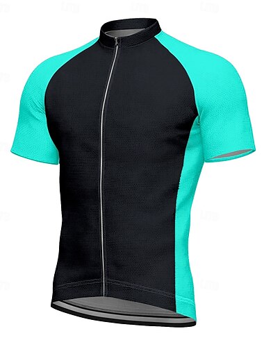  Pánské Cyklodres Krátký rukáv Kolo Dres Vrchní část oděvu se 3 zadními kapsami Proti sluci Odolná proti UV záření Prodyšné Rychleschnoucí Modrá Oranžová Zelená Sportovní Oblečení