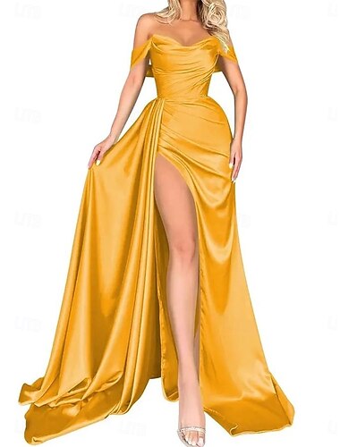  Corte A Vestidos de fiesta Fiesta Vestido Boda Invitado a la boda Hasta el Suelo Sin Mangas Escote en Pico Encaje Sin espalda con Bordados 2025