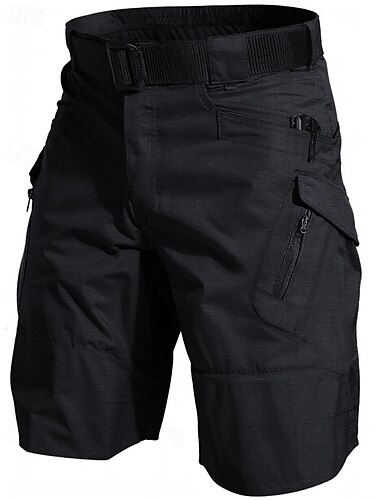  Herren Laufshorts Cargohosen Wandershorts Militär Außen Normale Passform Schnelltrocknend Shorts Dunkelgrau Schwarz Jagd Klettern Laufen 30 32 34 36 38
