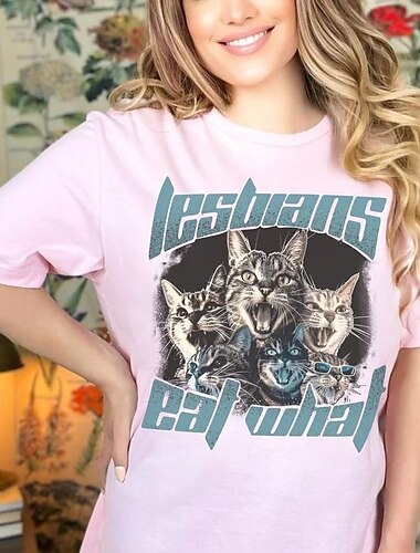  Camiseta LGBTQ con gato arcoíris, camisetas del orgullo, gráfico del orgullo para parejas, hombres, mujeres, adultos, mascarada, estampado en caliente, desfile del orgullo, mes del orgullo