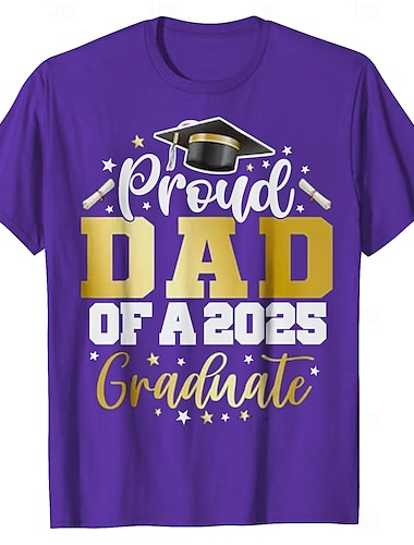  Ανδρικά Senior Tee Grad Tee Μπλουζάκι αποφοίτησης Κοντομάνικα Κοντομάνικο Λαιμόκοψη Ανοιξη καλοκαίρι γράμμα εκτύπωσης Μοντέρνα Υψηλής Ποιότητας Στάμπα Διακοπές Δρόμος Εξόδου Βαθυγάλαζο Λευκό Μαύρο