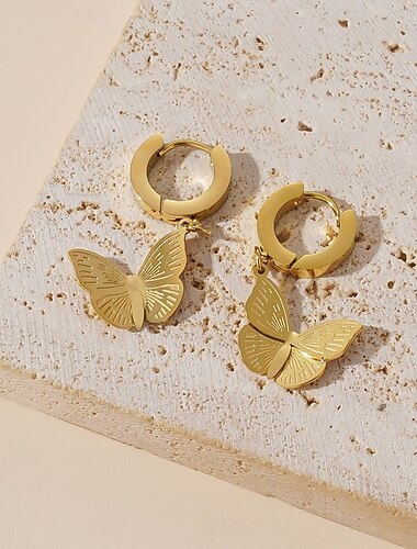  Pendientes de mariposa para mujer, regalo para ella, joyería ligera y elegante con diseño de hadas para mamá, esposa, novia en el Día de la Madre, San Valentín, Navidad, aniversario, cumpleaños.