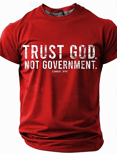  Homme Sarcasme T-shirt Manche Courte T-shirt Impression 3D Col ras du cou Chemise T-shirt politique drôle Rue Occasionnel Quotidien Noir Rouge Bleu Été Printemps Toutes saisons Vêtement Tenue S M L