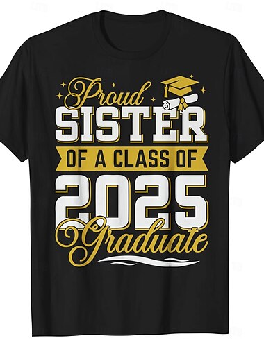  Ανδρικά Senior Tee Grad Tee Μπλουζάκι αποφοίτησης Κοντομάνικα Κοντομάνικο Λαιμόκοψη Ανοιξη καλοκαίρι γράμμα εκτύπωσης Μοντέρνα Υψηλής Ποιότητας Στάμπα Διακοπές Δρόμος Εξόδου Βαθυγάλαζο Λευκό Μαύρο