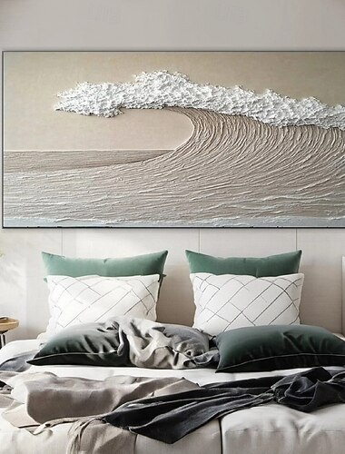  wabi sabi veggkunst sett med 2 beige abstrakt maleri på lerret et par beige tekstur veggkunst nøytral abstrakt veggkunst boho wal dekor
