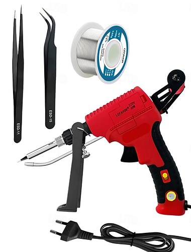  60/80 W elektrischer Lötkolben, Schweißwerkzeuge und Zubehör für Rohre, manuelle Lötpistole, Innenheizung automatisch sendende Zinnpistole, Lötschweißreparaturwerkzeug