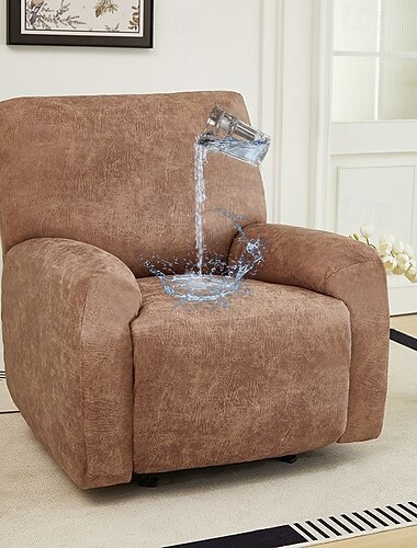  Funda de sofá reclinable impermeable, funda de sofá de masaje antideslizante, funda de sofá de un solo asiento con todo incluido, fundas para sillones