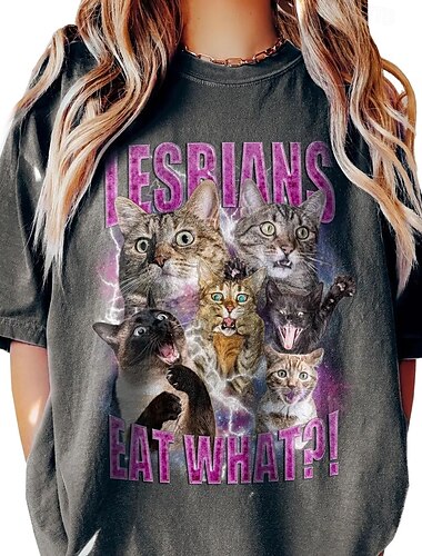  Camiseta LGBTQ con diseño de gato arcoíris, camisetas del orgullo, gráficos de personajes para hombres, mujeres, niños, adultos, mascaradas, estampado en caliente, desfile del orgullo, mes del orgullo