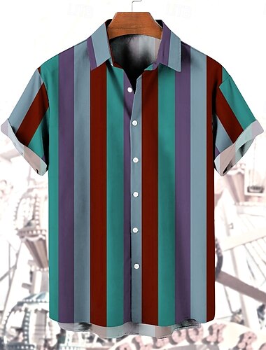  Blouse / Chemise Affiche rétro Fille rétro Graphique Pour Homme Adulte Mascarade Impression 3D Vacances Soirée