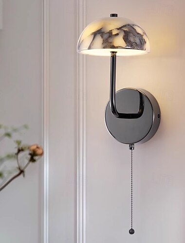  lampade da parete a led in marmo minimalismo luce bianca calda applique da parete stile moderno contemporaneo soggiorno camera da letto sala da pranzo applique da parete in metallo