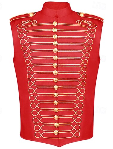  Gemaskerd Bal Hesje Circusjasje Prins Aristocraat Retro vintage Rococo Volwassenen Voor heren Carnaval Maskerade Mardi Gras Evenement / Feest Aankleden