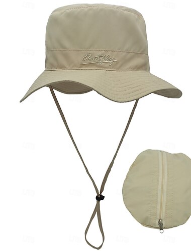  UPF50+ Faltbarer Bucket Hat Schnell trocknender Leichter Outdoor-Hut Sonnenhut Bergsteiger-Fischhut