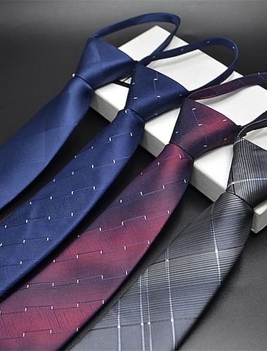  Herren Krawatten Moderne zeitgenössische Klassisch Jacquard Geometrisch Hochzeitsfeier Alltagskleidung