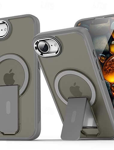  puhelin Etui Käyttötarkoitus iPhone 17 Pro Max 17 Air 16 15 14 Pro Max Plus 16e 13 12 11 Pro Max Takakuori Magneettinen adsorptiokotelo Tuella Läpinäkyvä Magneetti PC