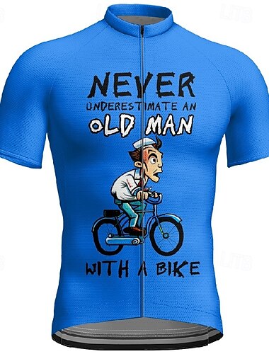  Męskie Koszulka rowerowa Krótki rękaw Rower Tee Tshirt Dżersej z 3 tylnymi kieszeniami Kolarstwo górskie Oddychający Szybkie wysychanie Anatomiczny kształt Odprowadzające wilgoć Żółty Czerwony