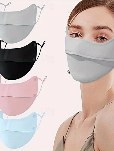  Шелковая солнцезащитная маска для женщин 3D стерео защита глаз дышащая летняя антиультрафиолетовая маска тонкая