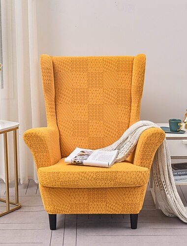  Wingback székhuzat Mértani Nyomtatott és Jacquard Poliészter slipcovers