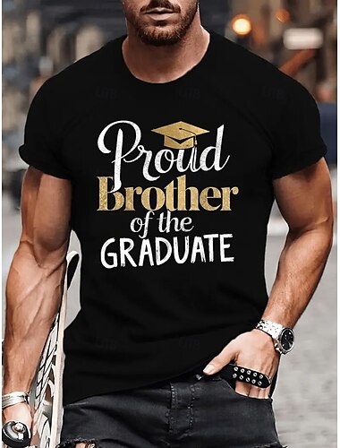  Ανδρικά Senior Tee Grad Tee Μπλουζάκι αποφοίτησης Κοντομάνικα Κοντομάνικο Λαιμόκοψη Ανοιξη καλοκαίρι γράμμα εκτύπωσης Μοντέρνα Υψηλής Ποιότητας Στάμπα Διακοπές Δρόμος Εξόδου Βαθυγάλαζο Λευκό Μαύρο