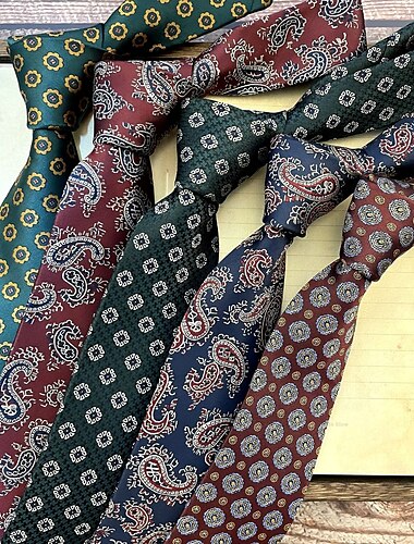  Herren Krawatten Sexy Blumenmuster Hochzeitsfeier Alltagskleidung