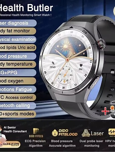  ET475 Εξυπνο ρολόι 1.73 inch Έξυπνο ρολόι Μηδενικό Βηματόμετρο καθιστική υπενθύμιση Ξυπνητήρι Συμβατό με Μηδενικό Άντρες Υπενθύμιση Μηνύματος Παρακολούθηση βημάτων IP68 Θήκη ρολογιού 45mm