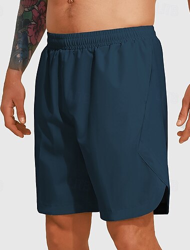  Homme Shorts de course short de sport Militaire Été Extérieur Coupe régulière Séchage Rapide Shorts Taille Élastique Noir bleu marine Course Chasse Escalade S M L XL XXL
