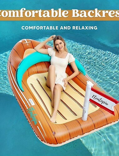  bouée de piscine gonflable géante bouée de loisirs spacieuse adaptée aux divertissements d'été peut supporter jusqu'à 250 livres parfaite pour les fêtes à la piscine jeux de plage et détente convient