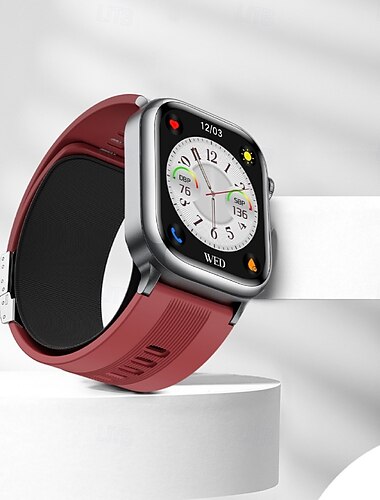  696 TK66 Εξυπνο ρολόι 2.06 inch Έξυπνο ρολόι Bluetooth ΗΚΓ + PPG Βηματόμετρο Υπενθύμιση Κλήσης Συμβατό με Android iOS Άντρες Κλήσεις Hands-Free Υπενθύμιση Μηνύματος IP 67 Θήκη ρολογιού 49mm